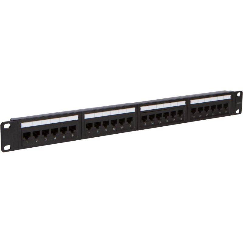 Buyer's Point 24 Port Cat6 Patch Panel with Punch Down Tool and Cable Management System Pack of 2