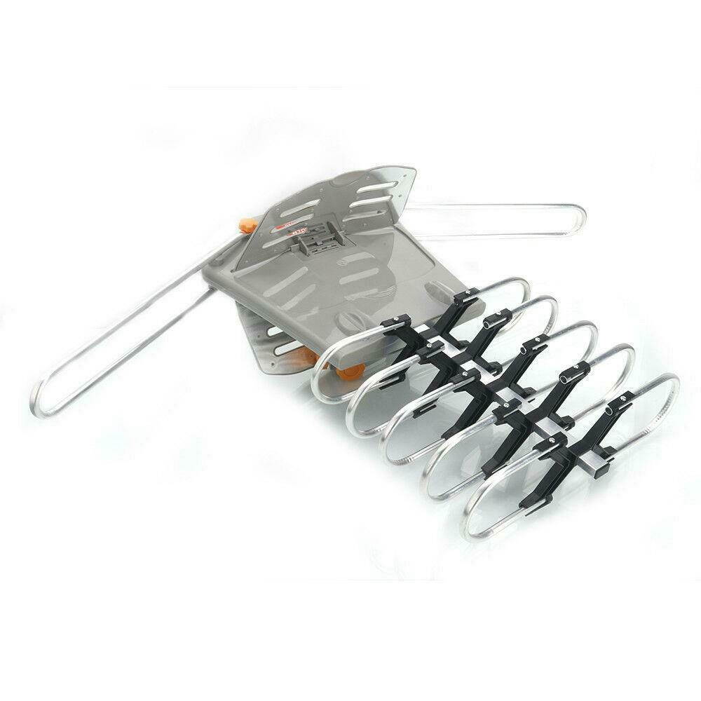 HDTV Antenna Amplified Digital TV Antenna 150Mile 360 Roton Outdoor With Pole