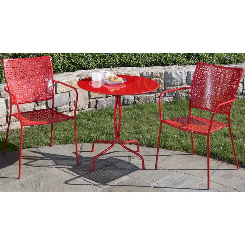 3pc Ludwig Folding Bistro Set - Royal Garden