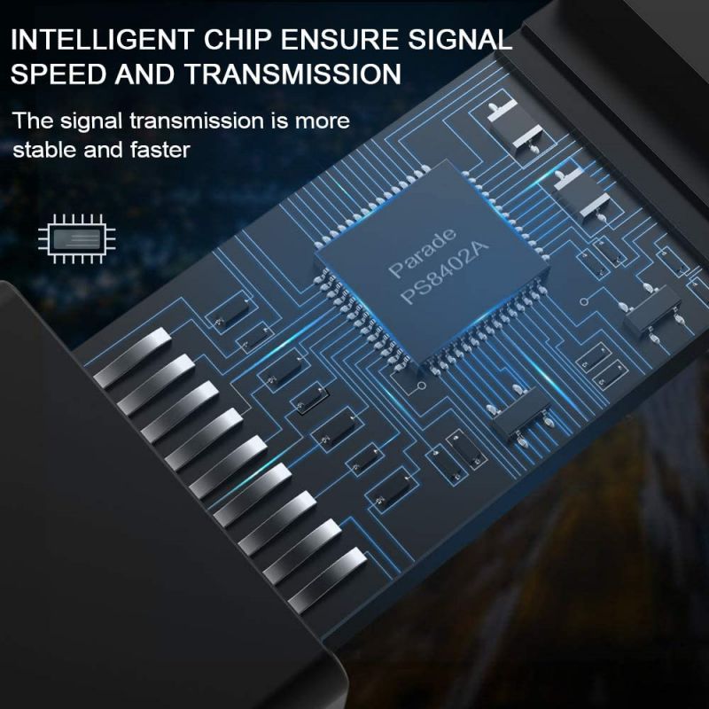 DisplayPort to HDMI HDTV Cable, 4K DisplayPort (DP) to HDMI Cable Upgraded, Gold Plated DP to HDMI Cable (6 Feet/1.8M), Compatible with PC, Laptop,Monitor