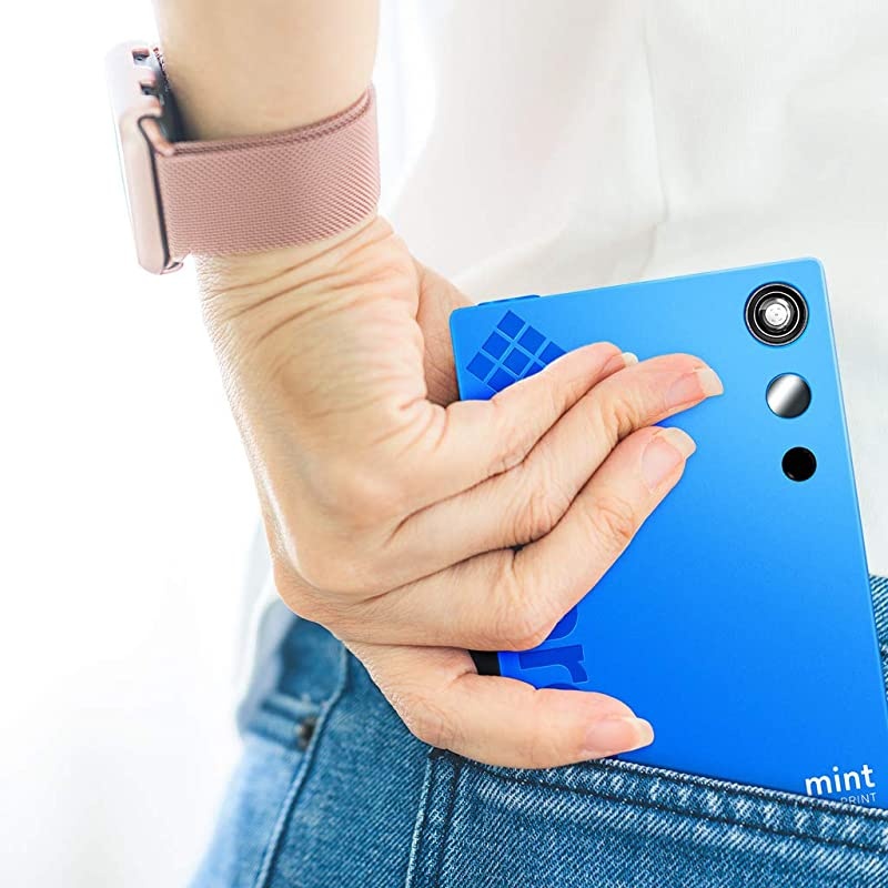 Zink  Mint Instant Print Digital Camera (Black), Prints on Zink 2x3 Sticky-Backed Photo Paper