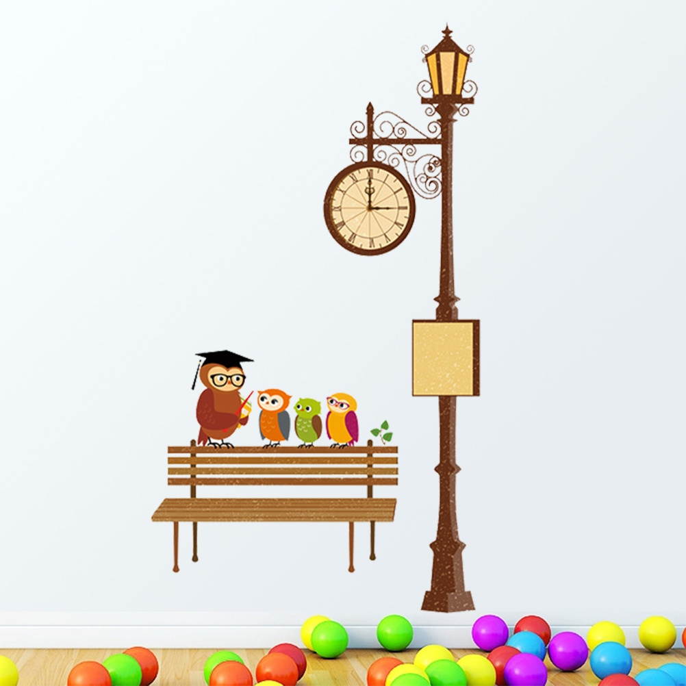 Cartoon Animals Owl Wall Sticker DIY Baby Wall Stickers For Kids Rooms Children's Bedroom Wall Decals Decoracion