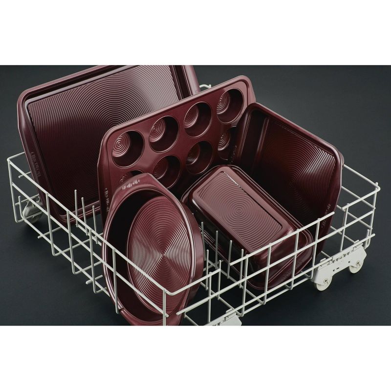 Circulon 10pc Nonstick Bakeware Set Merlot