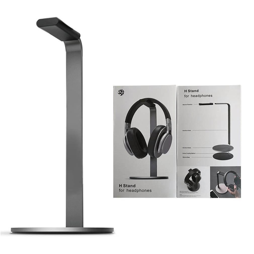 JOKORO High Ended Aluminum Alloy Portable H Stand Display Rack Holder For  Earphones Gaming Headphones Accessories