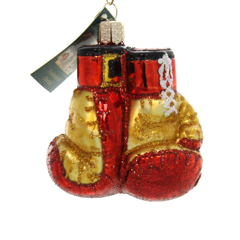 Old World Christmas 3.0" Boxing Gloves Ornament Art Of Self-Defense  -  Tree Ornaments