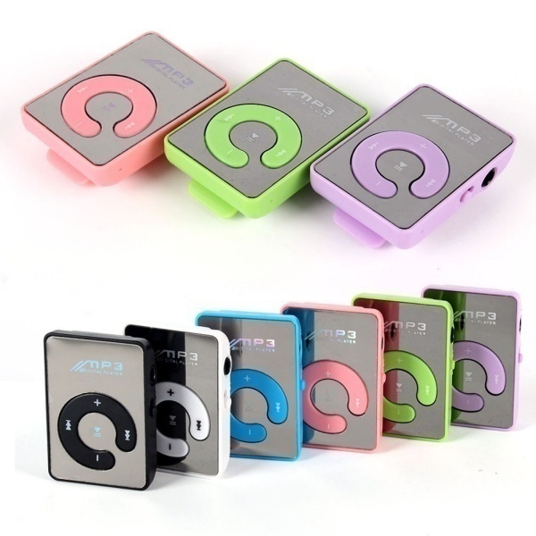 Mirror Portable MP3 Player Mini Clip Waterproof Sport Music Player Walkman Lettore
