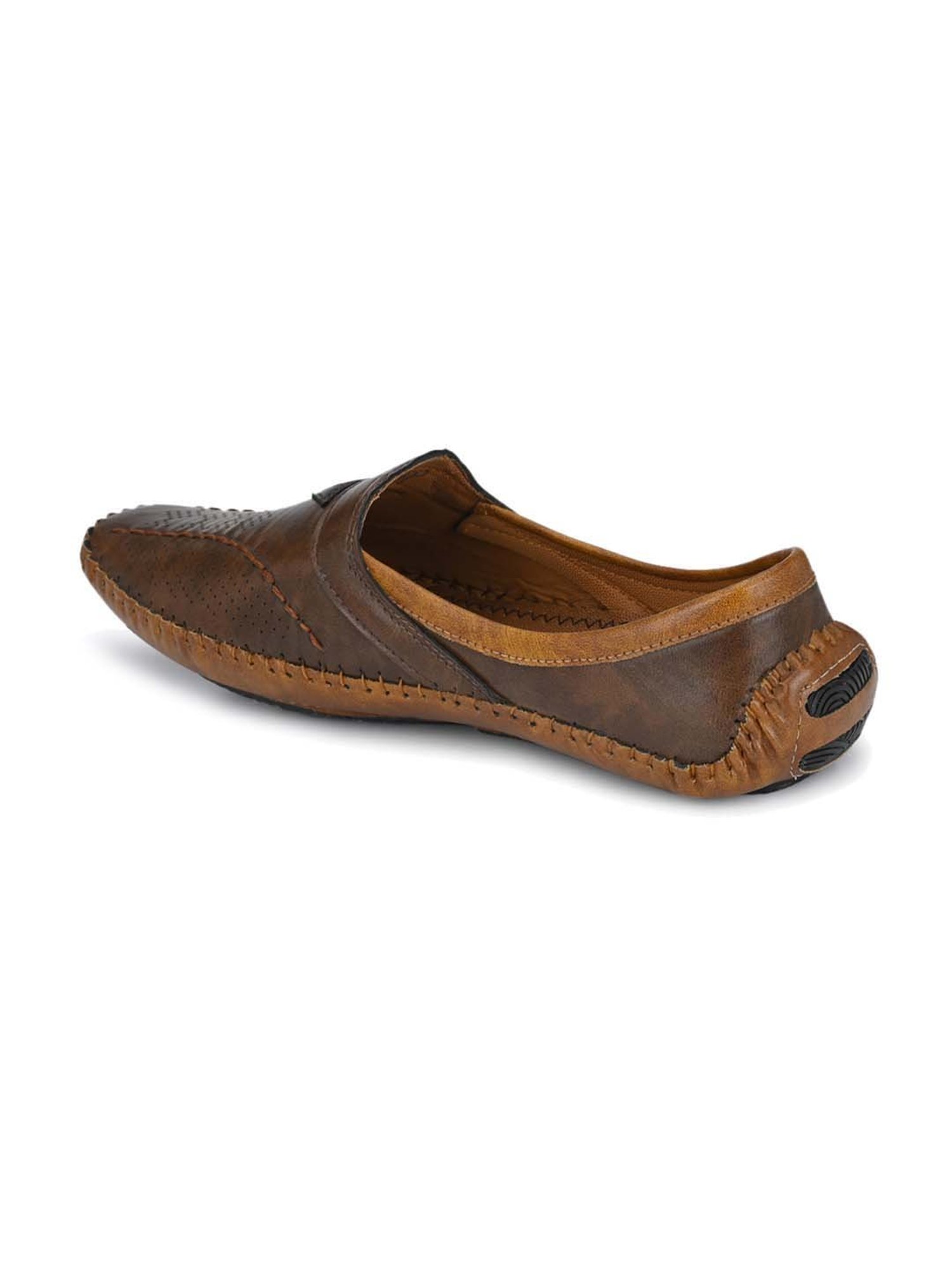 Walkstyle by El Paso Men's Brown Casual Slip-Ons