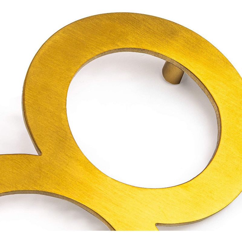 House Numbers Mounting Plate Black 3 Spaces - Hearth & Hand™ with Magnolia