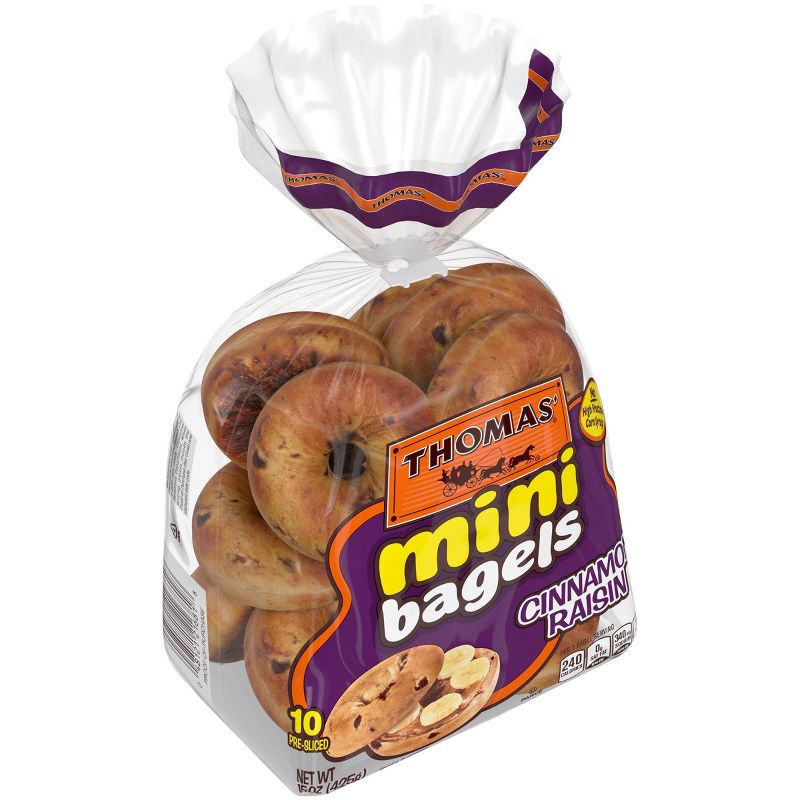 Thomas' Cinnamon Raisin Mini Bagels - 18oz