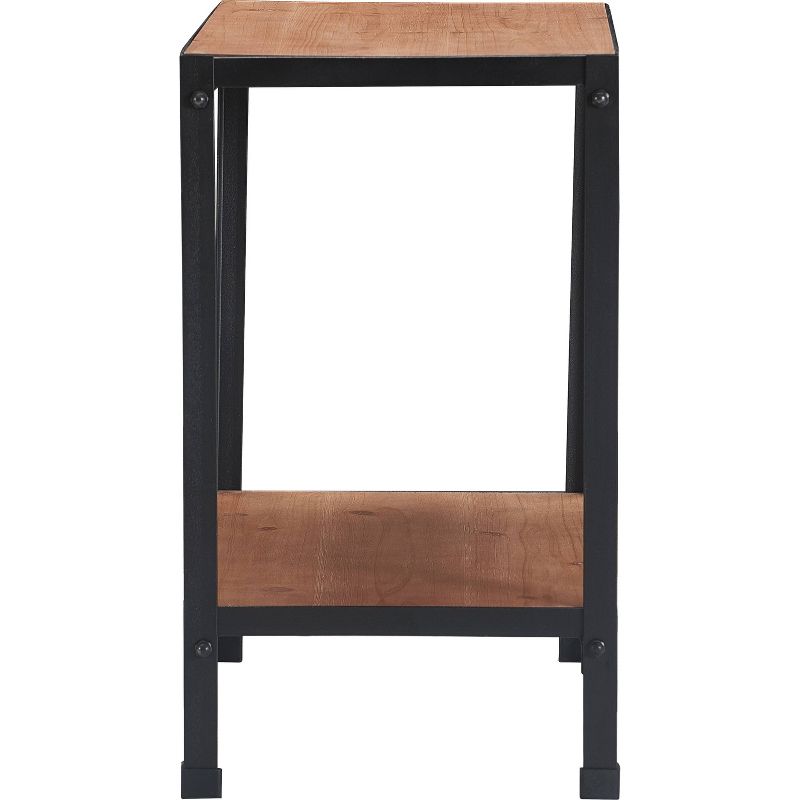 Overland Side Table Metal Brown/Black - Serta