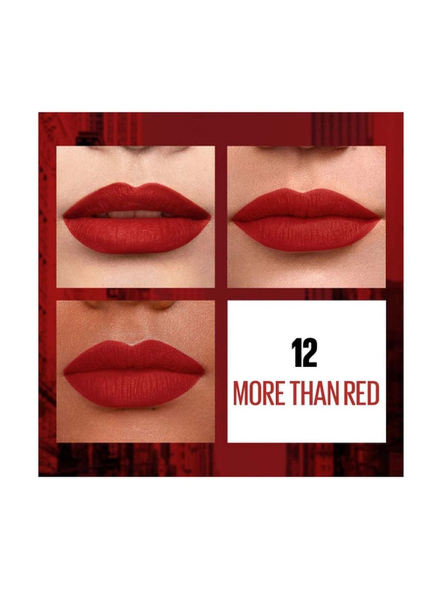 Maybelline New York Sensational Liquid Matte - More Than Red,7ml