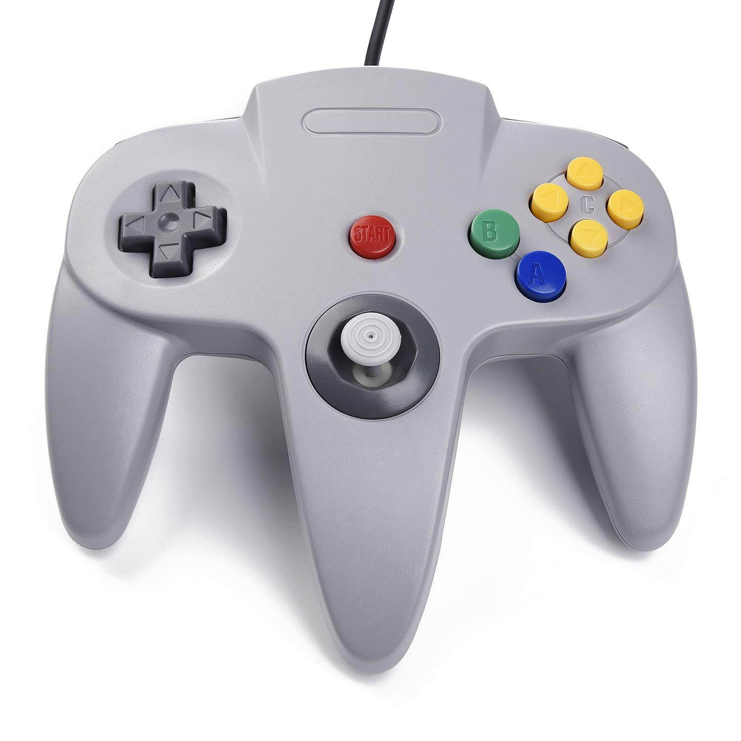 Generic Classic N64 Controller, Wired USB PC Game pad Joystick for Windows PC MAC Linux Raspberry Pi 3 Sega Genesis Higan