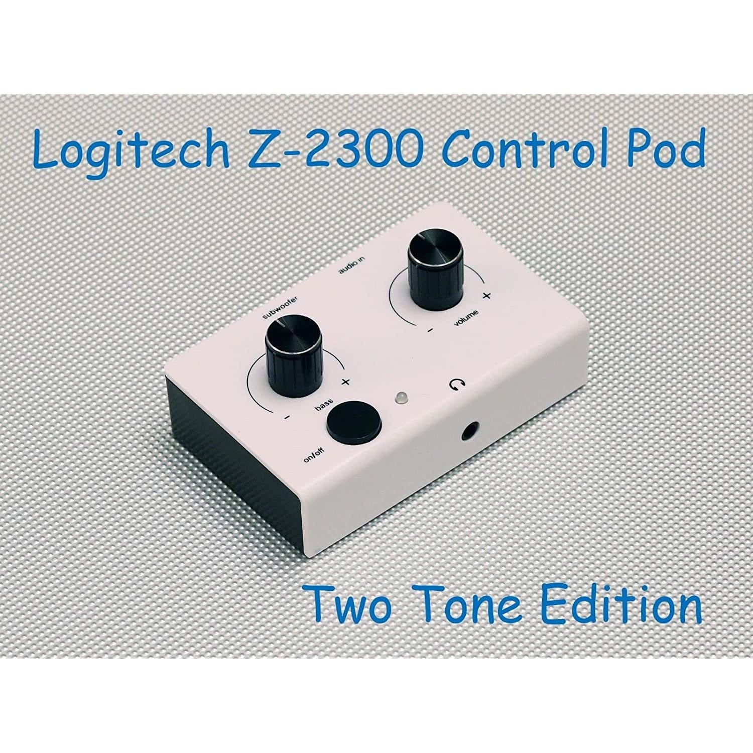 SummitLink Replacement Control Pod Two Tone Edition for Logitech Z-2300 Computer Speakers W/B