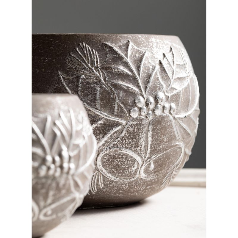 Set of 2 Metal Planters White - CosmoLiving by Cosmopolitan