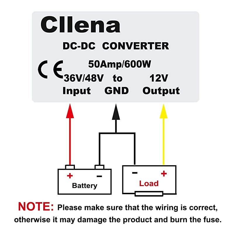 DC 36V 48V Step Down to 12V 50A 600W Voltage Reducer Converter Waterproof DCDC Buck Transformer Power Supply
