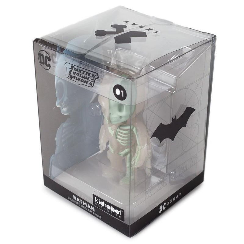 Kidrobot Batman XXRAY 4" Vinyl Figure, GID Kidrobot Exclusive