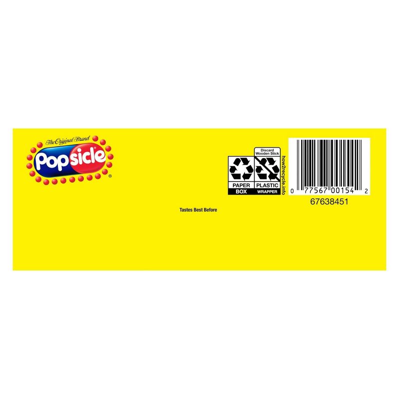 Popsicle Orange Cherry Grape Variety Ice Pops - 18ct
