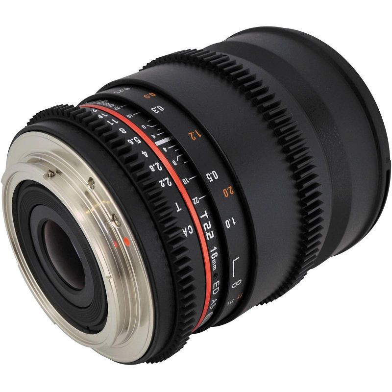 Rokinon 16mm T2.2 Wide Angle Cine Lens for Micro Four Thirds #CV16M-MFT