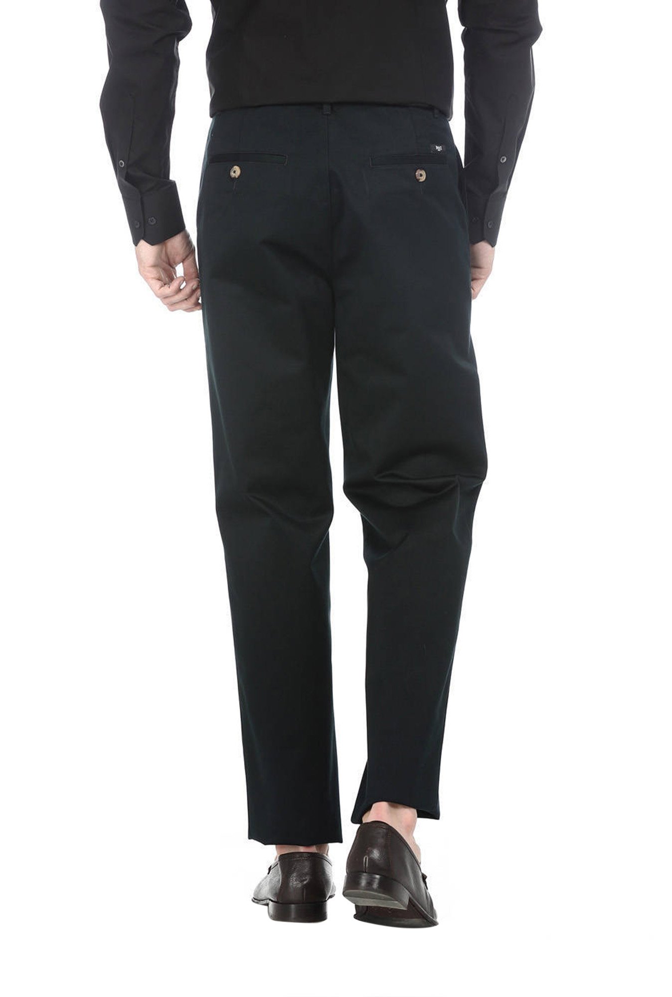 WES Casuals by Westside Olive Relaxed-Fit Mid-Rise Cotton Blend Joggers