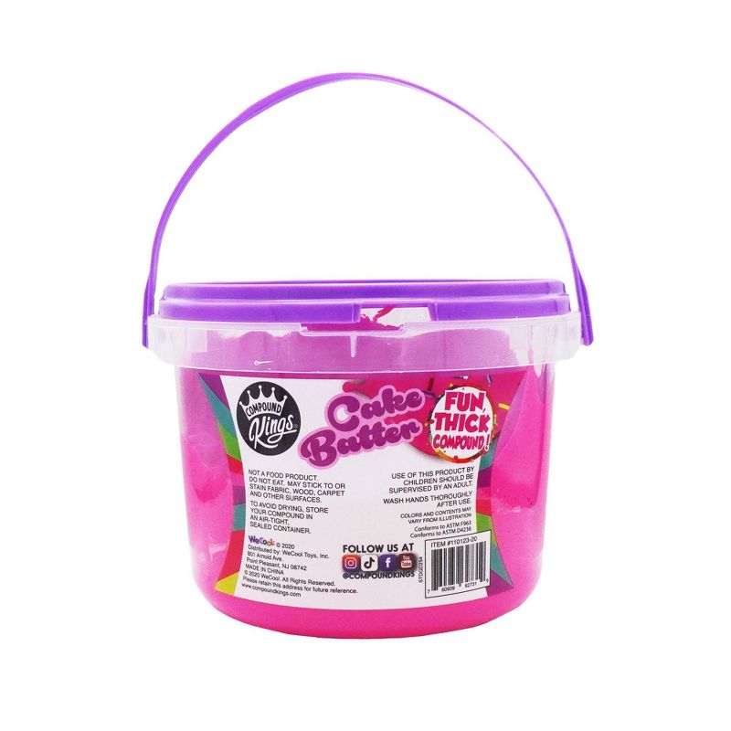 Compound Kings 3lb Bucket Cake Batter Pink Strawberry