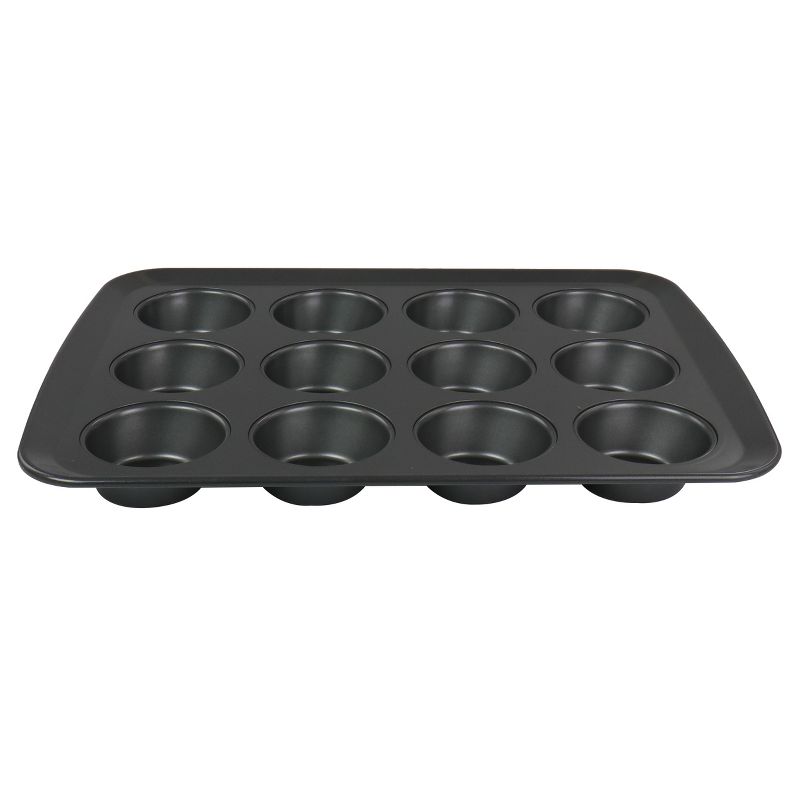 Gibson 12-Cup Baker's Friend nonstick Steel Muffin Pan