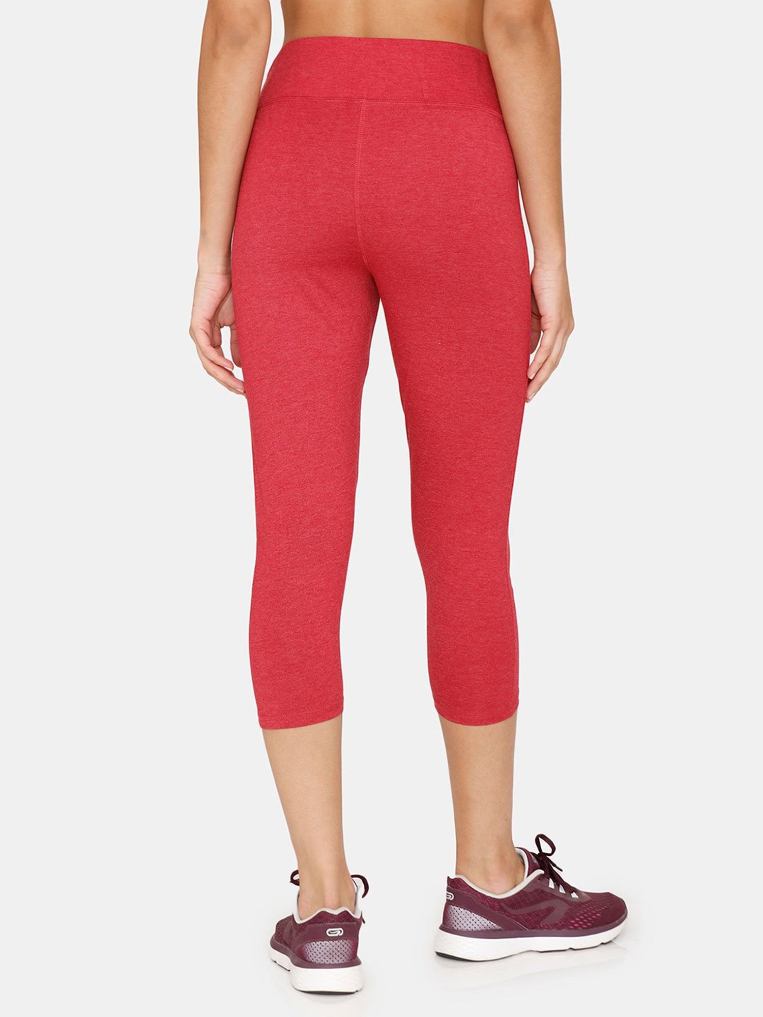 Rosaline by Zivame Scarlet Red Regular Fit Capris