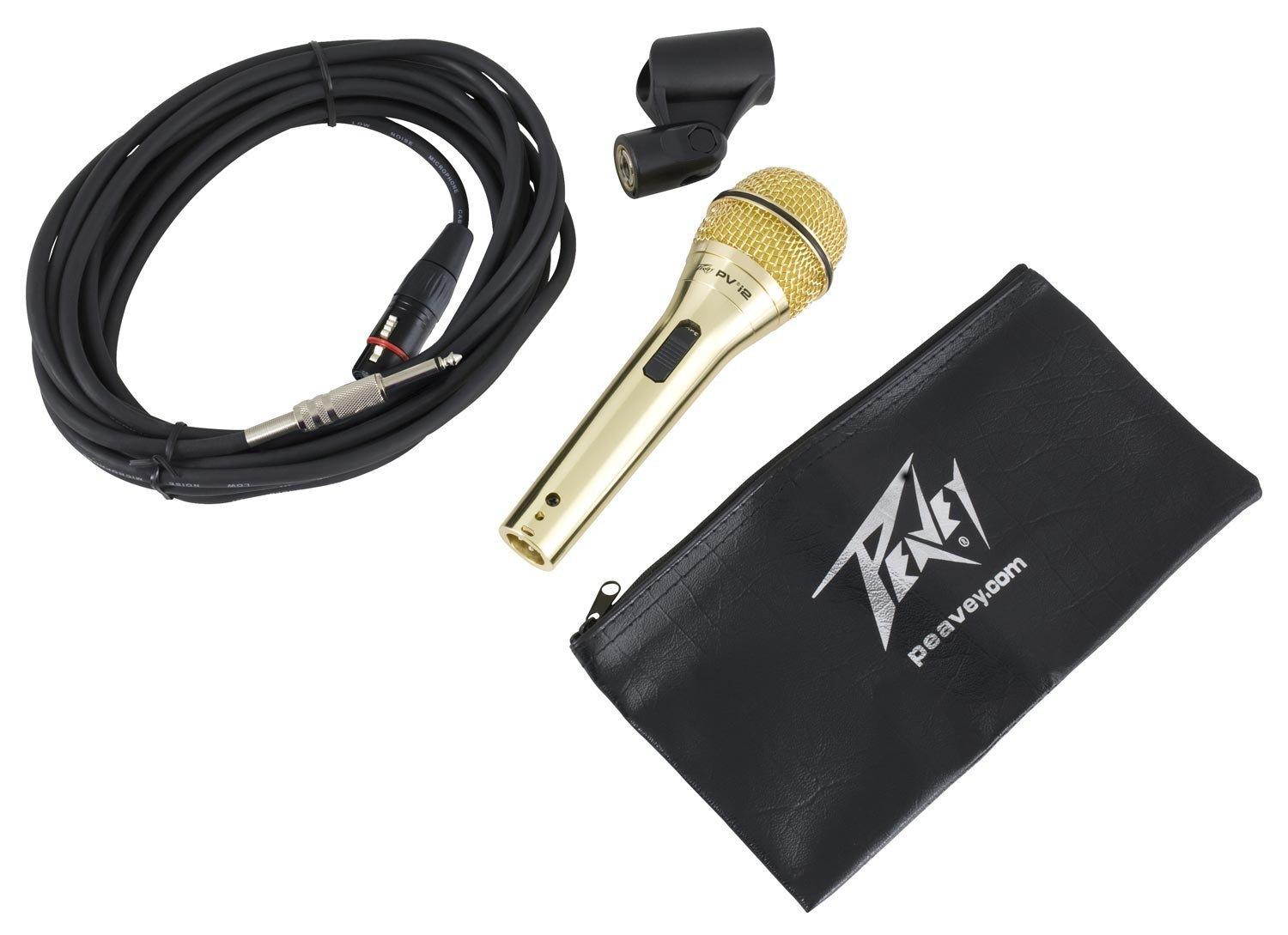 Peavey PVi2 Gold Microphone w 1/4" to XLR cable