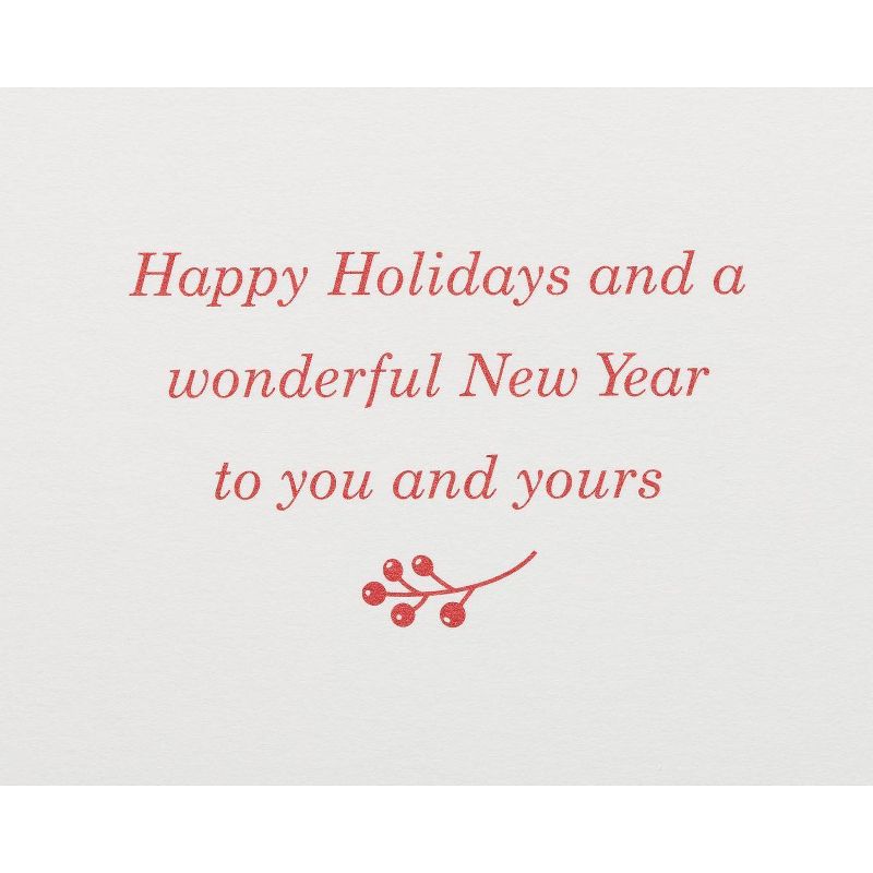 16ct Papyrus Joy Wreath Boxed Holiday Greeting Cards