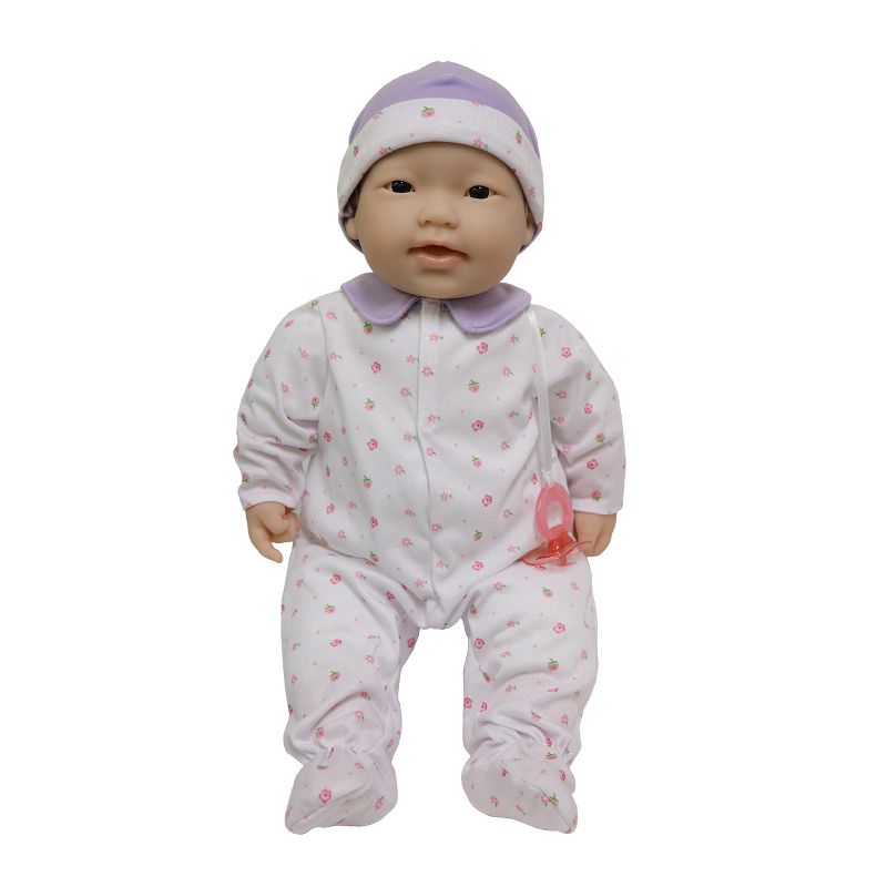 JC Toys La Baby 20" Baby Doll - Purple Outfit with Pacifier