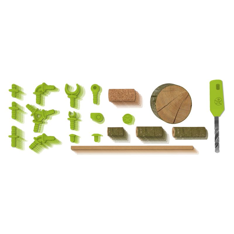 HABA Terra kids Connectors Backyard Craft Kit Starter - 86 Piece Set