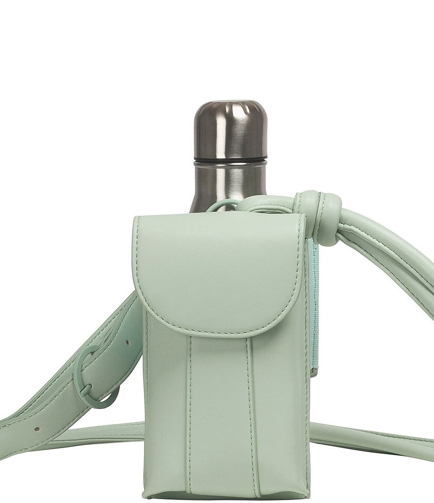Create & Cultivate Vegan Leather Water Bottle Crossbody Bag