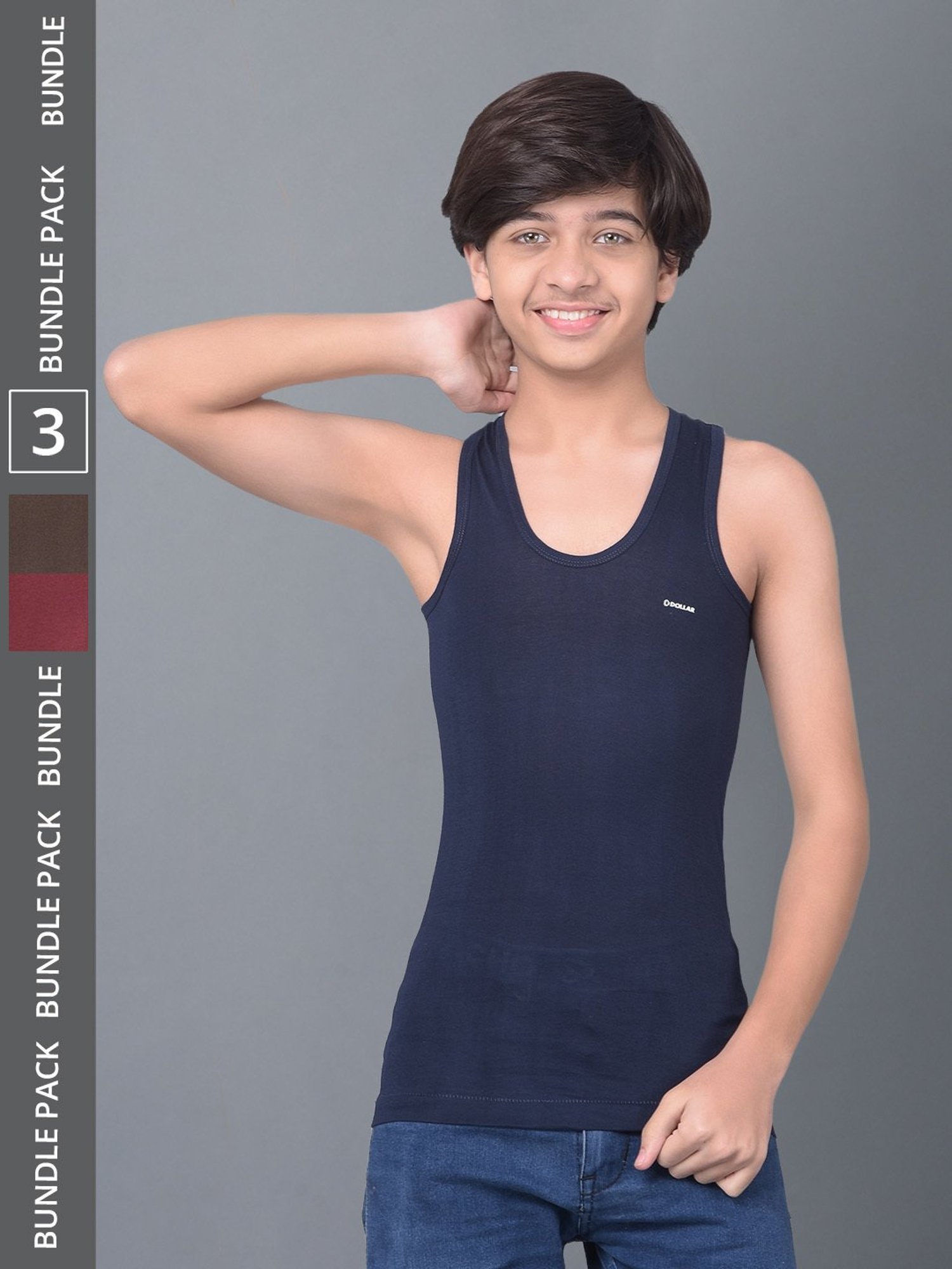 Dyca Boys Assorted Printed Vest (Pack Of 4)