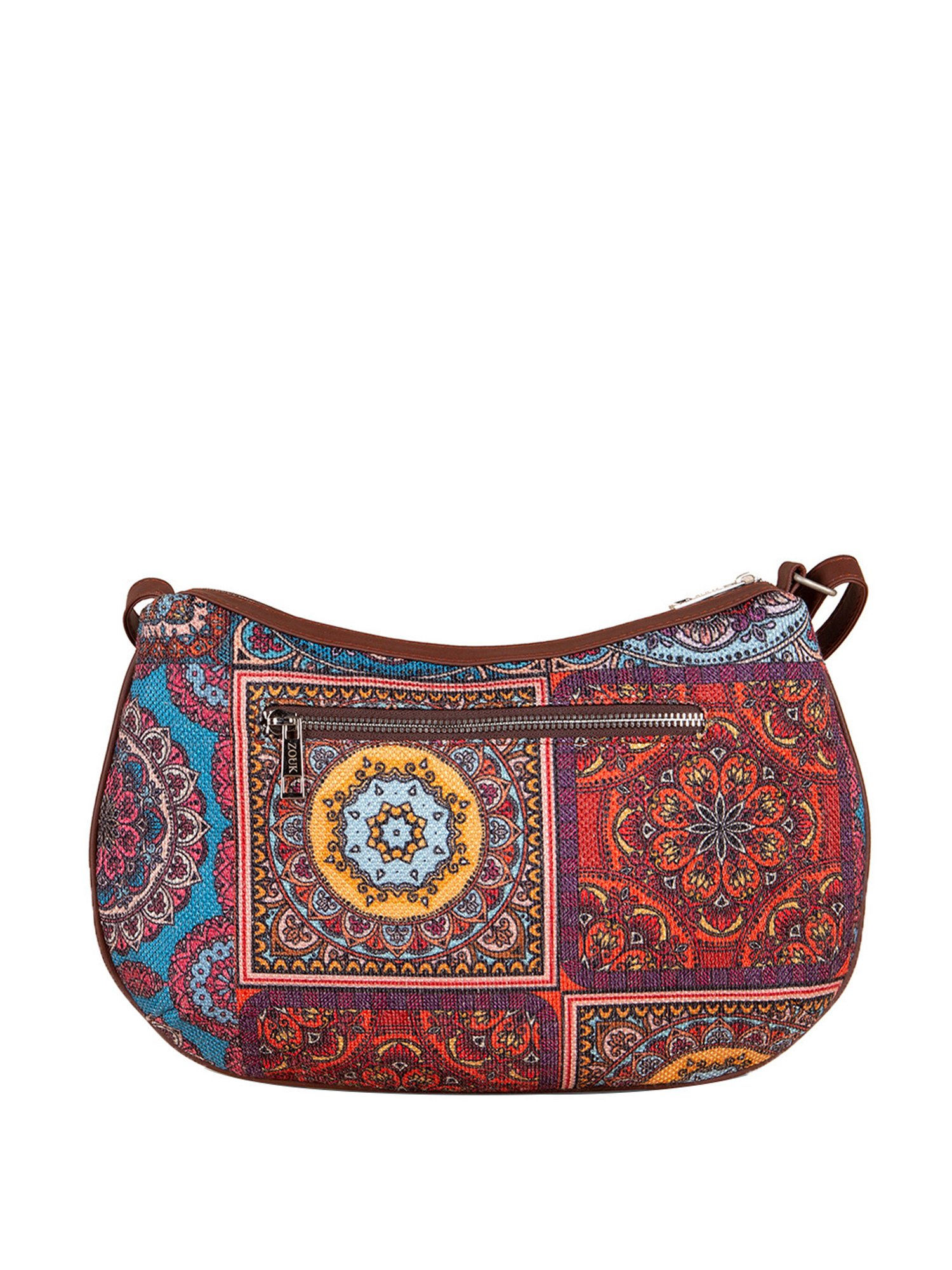 ZOUK Multicolor Printed Medium Sling Handbag