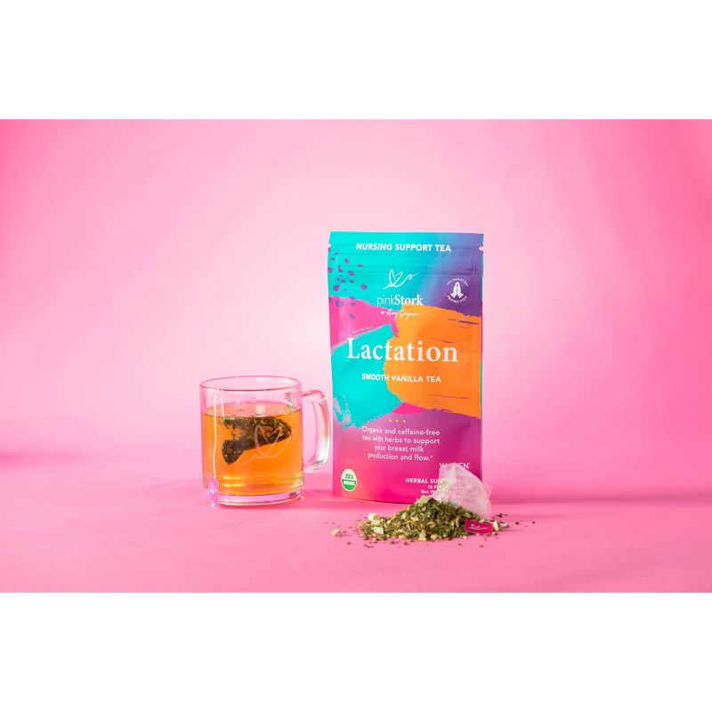 Pink Stork Smooth Vanilla Lactation Tea - 15ct