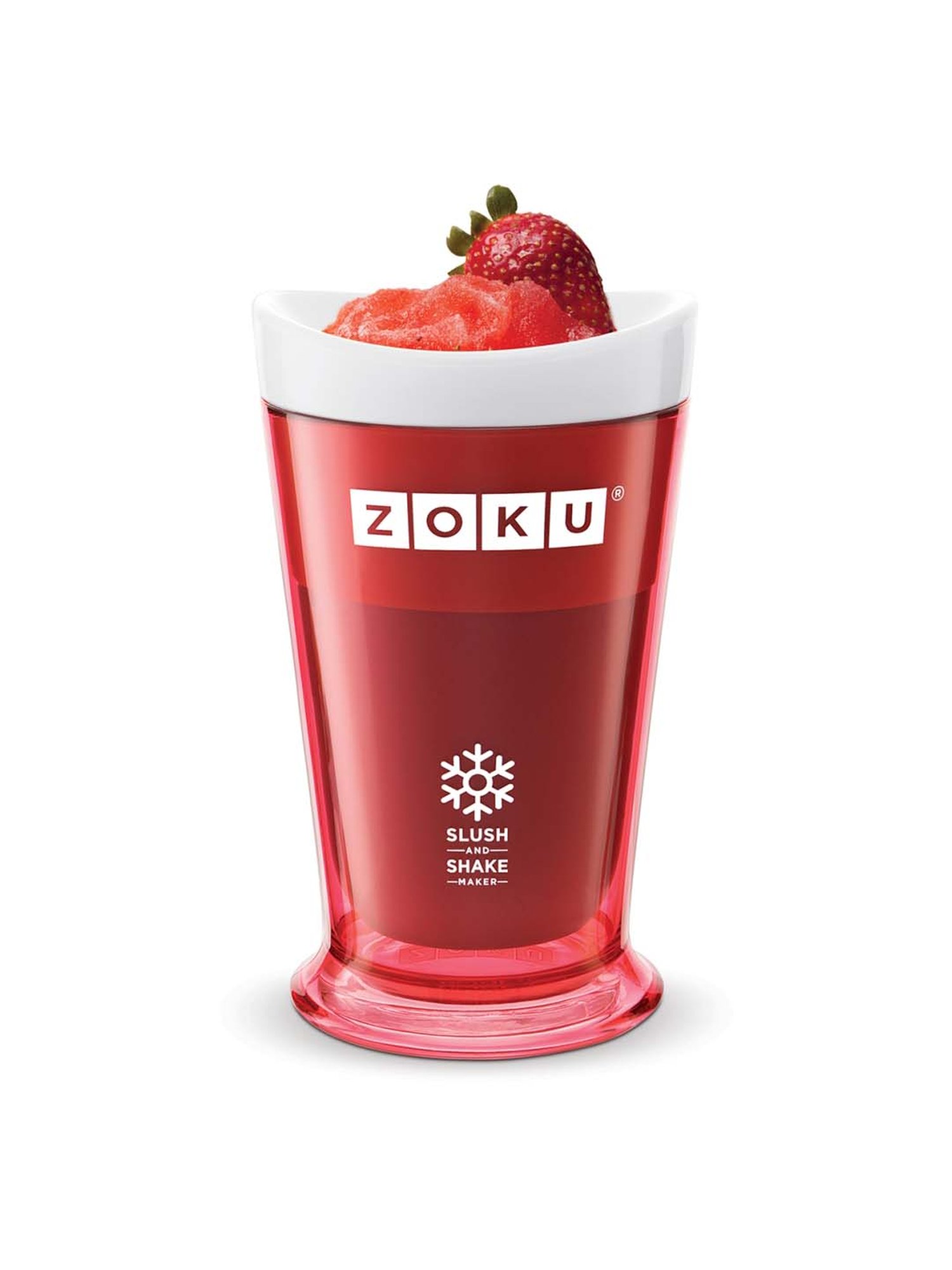 Zoku Red Silicone 9.9 cm Shake Maker (0.22 L) - Set of 1