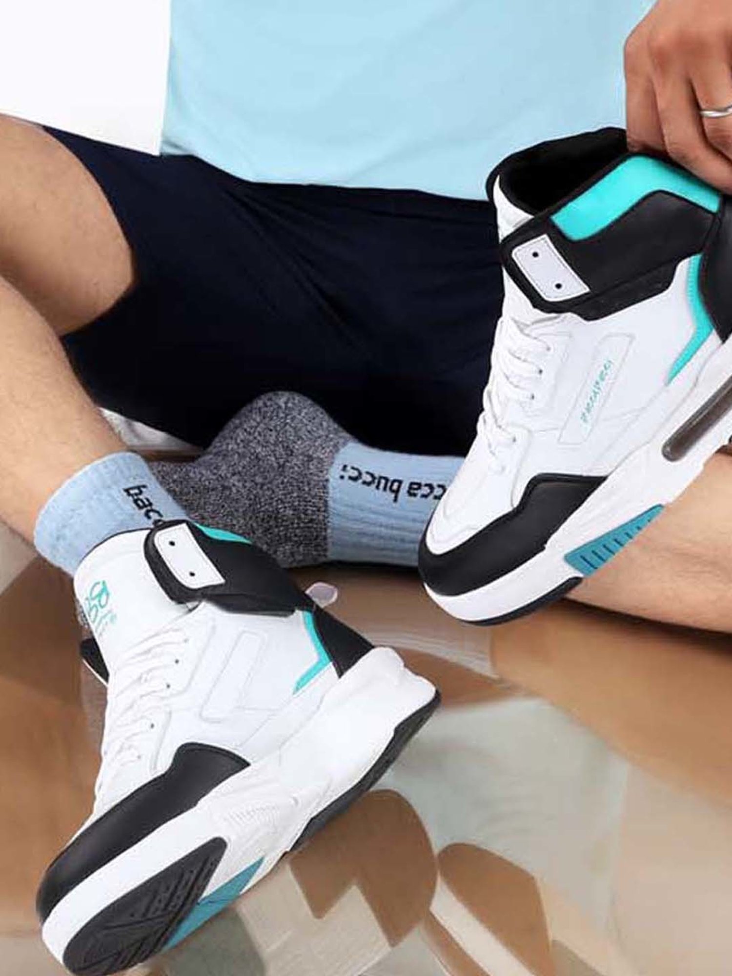 Bacca Bucci Men's VENGEANCE Green Casual Sneakers