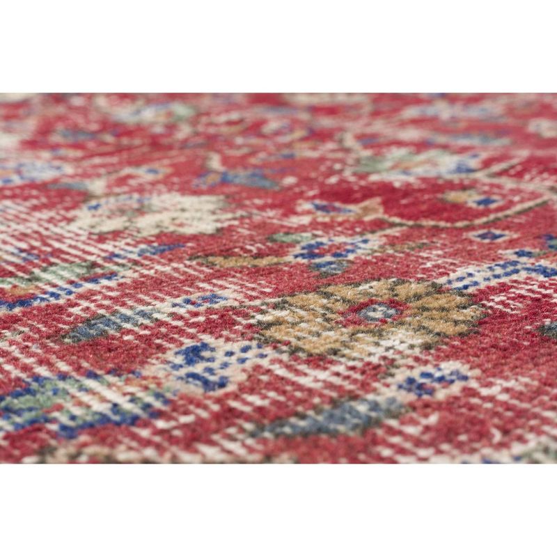 4'11"x7'10" Vintage One-of-a-Kind Ercolina Rug Red - Revival Rugs