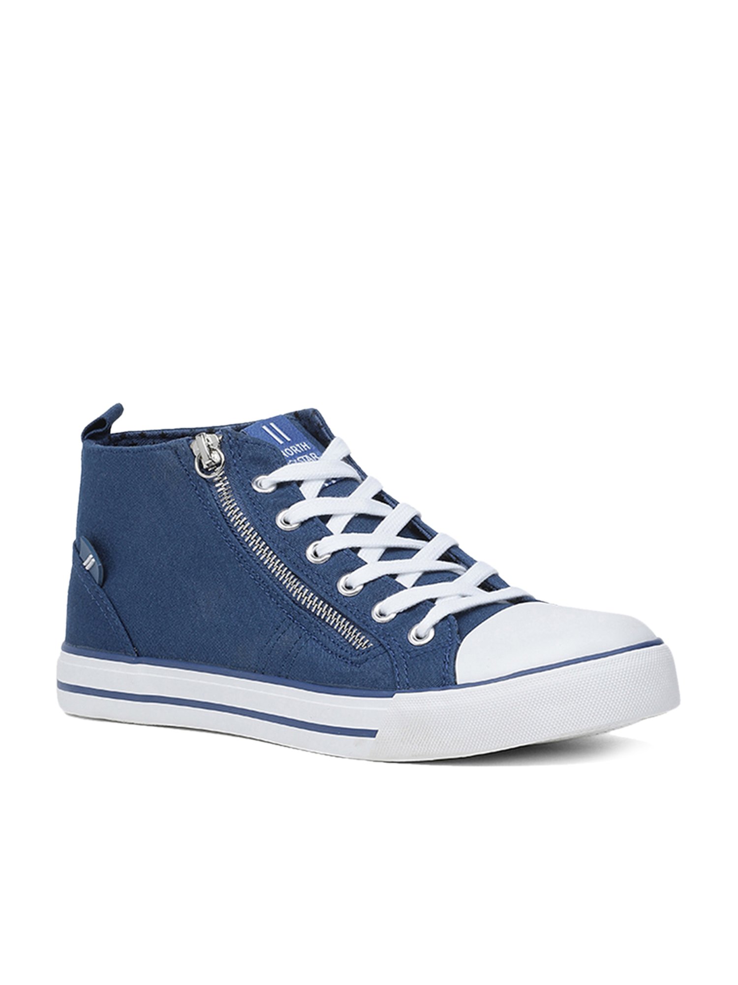 North Star by Bata Women's Blue Casual Sneakers