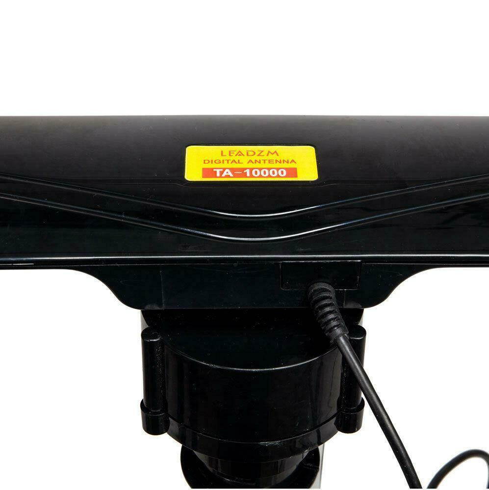 Leadzm 150Miles Outdoor Amplified Antenna Digital HD TV 1080P UHF/VHF/FM