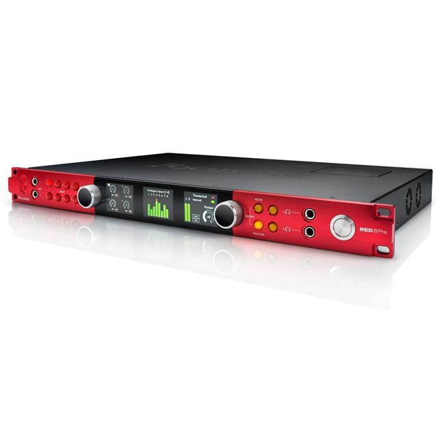 Focusrite Red 8 Pre - 64 In/64 Out Thunderbolt 2 Audio Interface w/Dante Network Audio Connectivity