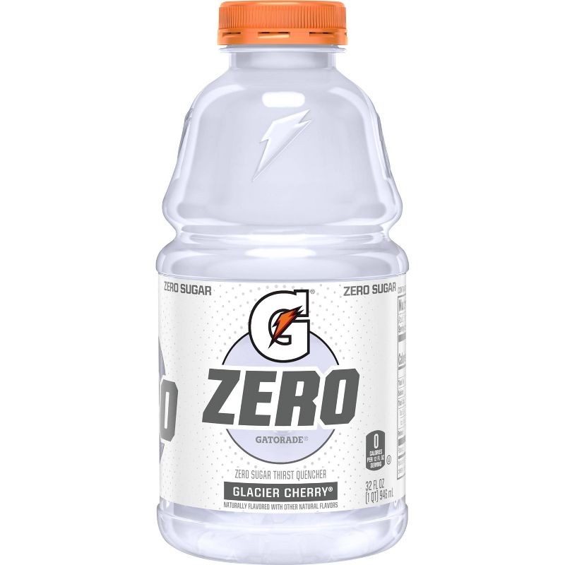 Gatorade G Zero Sugar Glacier Cherry Sports Drink - 32 fl oz Bottle