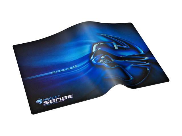 ROCCAT SENSE 2mm High Precision Gaming Mousepad, Chrome Blue