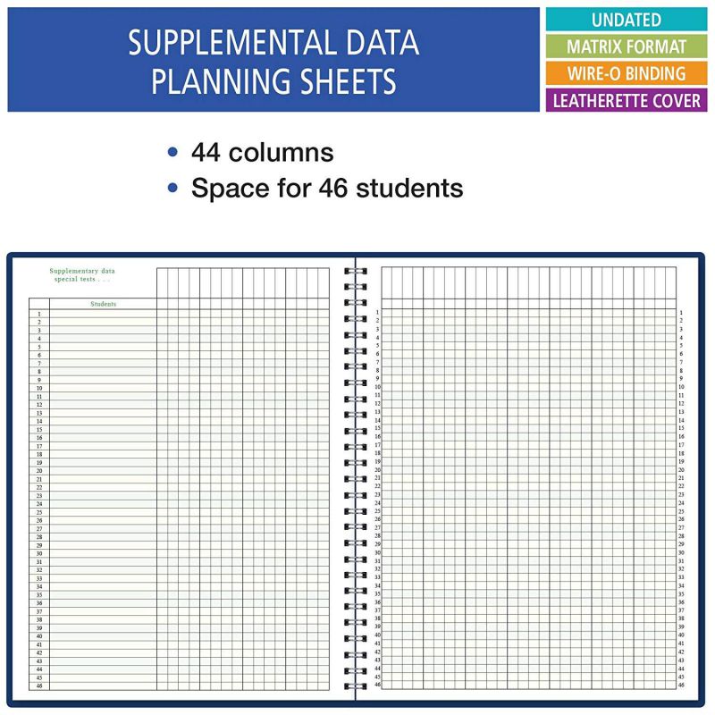6 Period Teacher Lesson Plan; Days Vertically Down the Side (W202)