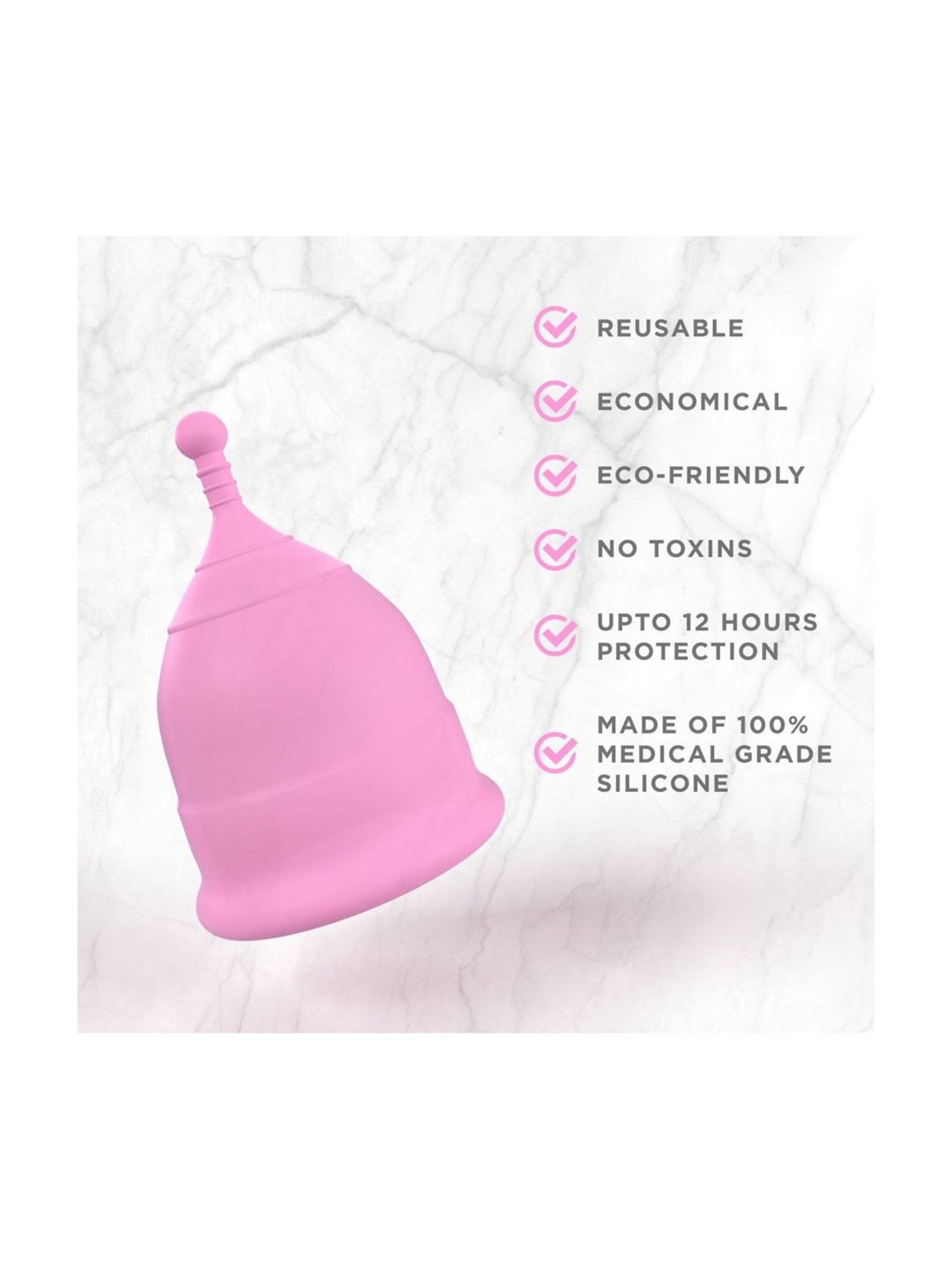 Namyaa Ultra Soft Medium Reusable Menstrual Cup - 50 gm