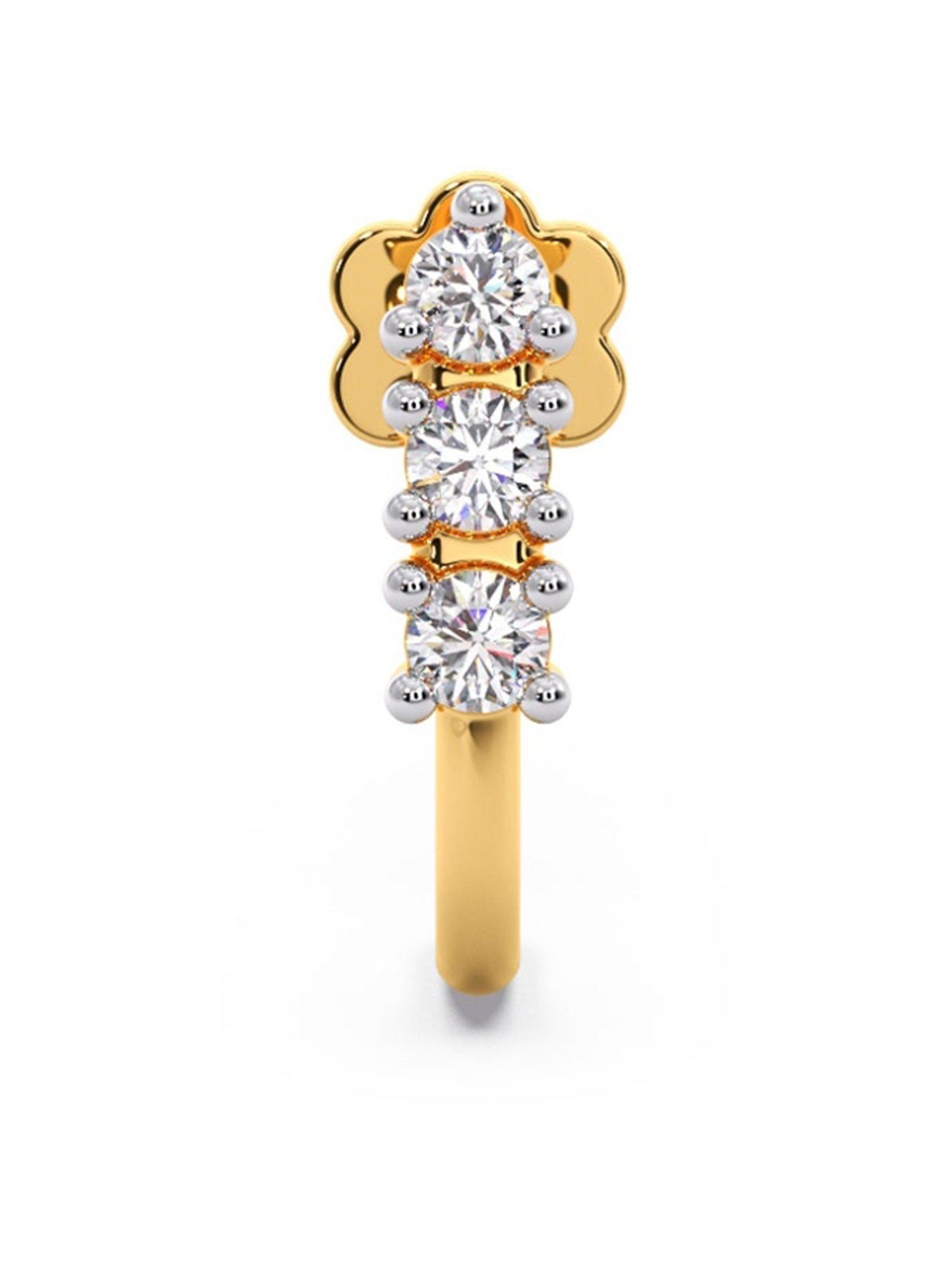 Joyalukkas 18k Gold & Diamond Nosepin