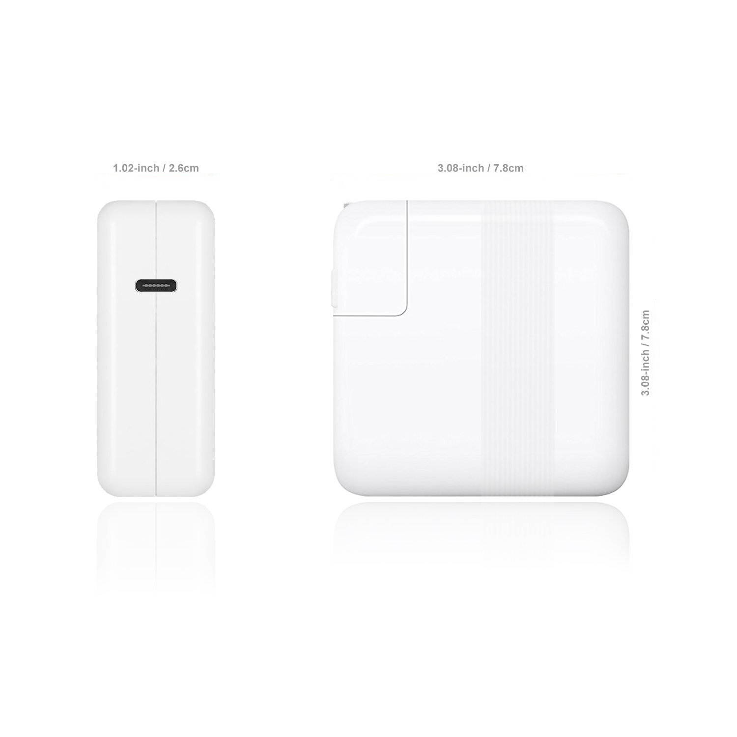 87W USB-C Power Adapter  with Type C Charge Cable 6.56 ft for New Apple Macbook Pro Charger and Phone