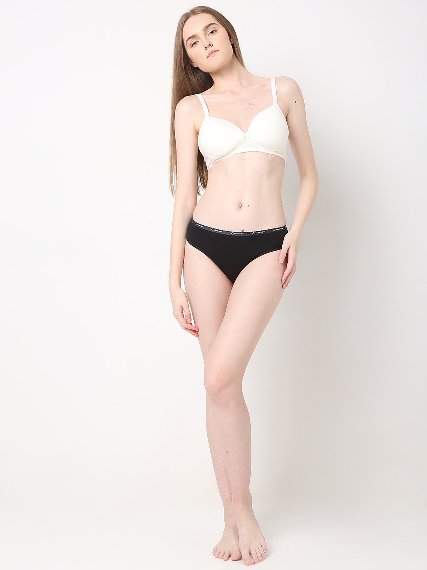 Vero Moda Intimates Multicolor Cotton Hipster (Pack Of 3)