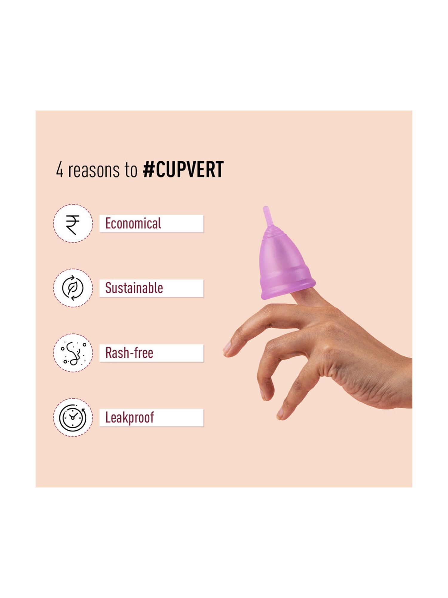 CARMESI Menstrual Cup With Pouch - Small