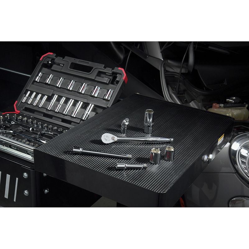 Sunex 3879 79 Pc 1/4 in., 3/8 in. Drive Chrome Socket Set