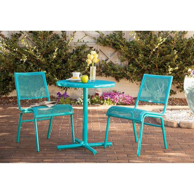 3pc Bixby Bistro - Blue - Apollo Outdoor